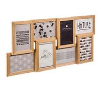 Atmosphera - Pêle-mêle 8 Photos Nature - 58 x 30 cm - Beige Beige G