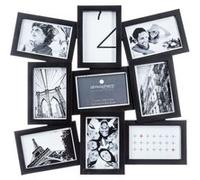 Atmosphera - Pêle-mêle 9 Photos Evy - 48 x 46 cm - Noir Noir G