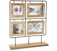 Atmosphera - Pêle-mêle à poser 8 photos recto/verso modèle Nomade - 42 x 36 cm Noir G