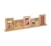 Atmosphera Pêle-mêle à poser Namaste Bois manguier 5 photos 94 cm Beige