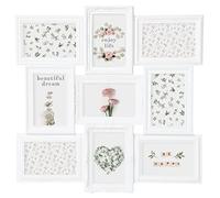 Atmosphera - Pêle - mêle Suzy - 9 photos - blanc - résine