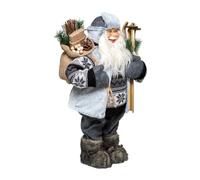 Atmosphera - Père noël tradi Ski 60 cm