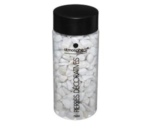 Atmosphera Petites pierres décoratives blanches - 750 g