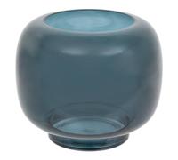 Atmosphera - Photophore be Vintage Verre h20cm Bleu Canard