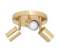 Atmosphera Plafonnier Vico – 3 lampes, métal doré – Doré G