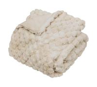 Plaid Adriel beige 230x180cm - Atmosphera Créateur d'intérieur