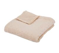 Atmosphera – Plaid flanelle Berlingot Enfant 75x100 cm Beige