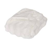 Atmosphera - Plaid Fausse Fourrure 3D zephy Blanc 160x120cm