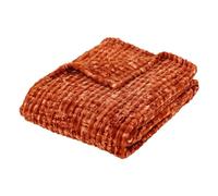 Atmosphera - Plaid Flanelle 3D Viggo 125x150cm - Marron