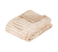 Atmosphera - Plaid Flanelle Mattias 130x170cm - Beige