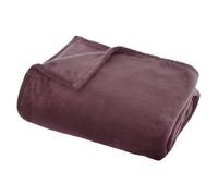 Atmosphera - Plaid Flanelle ollis Violet Clair 180x130cm