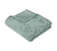 Atmosphera - Plaid Flanelle ryo Bleu 125x150cm