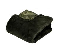 Atmosphera - Plaid Fourrure Kaki 130x180cm