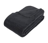 Atmosphera - Plaid Kiesa 230x180cm - Gris Anthracite