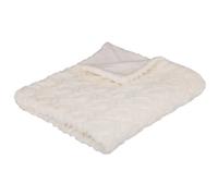 Atmosphera - Plaid Mara - Fausse Fourrure - Blanc - 180x230 cm