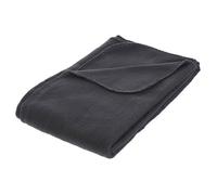 Atmosphera - Plaid polaire - 125 x 150 cm - Gris anthracite Gris