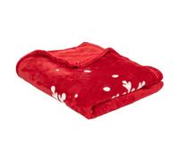 Feeric Lights & Christmas – Plaid de Noël Merry Christmas 130 x 180 cm Rouge