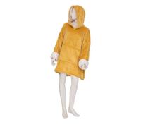 Atmosphera - Plaid Sweatshirt Capuche - Flanelle - Jaune Ocre - L-XL