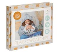 Atmosphera – Plaid sweat à capuche « Ours » 3–10 ans – Gris