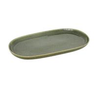 Atmosphera - Plat de présentation terre inconnue vert kaki l31xp17,5xh2,6cm