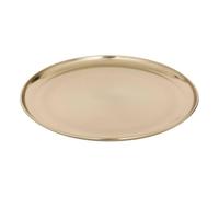 Atmosphera - Plateau de présentation doré d37xh2,5cm