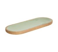 Atmosphera - Plateau inaya 40x15cm vert et manguier