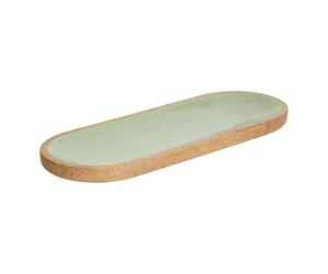 Atmosphera - Plateau inaya 40x15cm vert et manguier