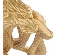 Atmosphera - Poisson déco Jiling en résine H12cm doré - Modèle b
