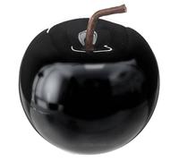 Atmosphera - Pomme déco - céramique - H10 cm - Noir