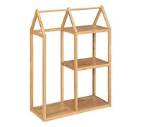 Atmosphera - Portant Robin en hévéa et métal 82x33cm