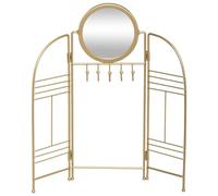 Atmosphera - Porte - Bijoux Feel - métal et Verre - doré - 31-5x33 cm