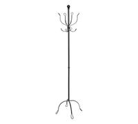 Atmosphera Créateur d'intérieur - Porte-Manteaux en Métal "Remo" 170cm Noir Noir