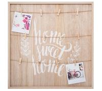 Atmosphera - Porte photos corde effet bois Ethnique - Home