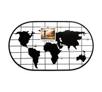 Atmosphera - Porte - photos Monde - métal - noir - 60x35 cm