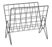 Atmosphera Porte-revues en métal Moderne Life Noir 35-5x31-5 cm