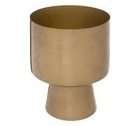 Atmosphera - Pot sur Pied en Pot en métal D17cm doré