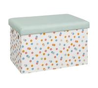 Atmosphera - Pouf Pliable Enfant enio Bleu 57x36cm