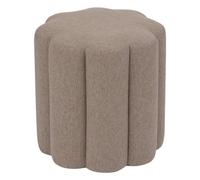 Atmosphera - Pouf The Floral 38x40cm Beige