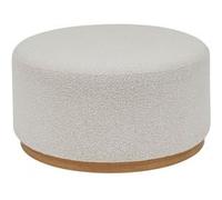 Atmosphera - Pouf XL en bouclette NESKY - Blanc - Nesky Blanc