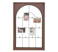 Atmosphera - Présentoir Mural Porte Photos en Bois et Métal 62 x 95 cm