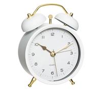 Atmosphera - Réveil - métal - 9-7x13-5 cm - Blanc