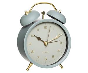 Atmosphera - Réveil - métal - 9-7x13-5 cm - Bleu