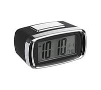 Atmosphera - Réveil Rubber - 10x6 cm - Noir