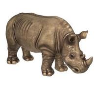 Atmosphera Statue Rhinocéros doré H45 cm