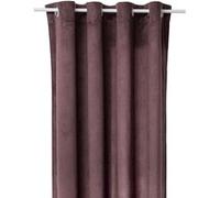 Rideau Lilou marron tonka 140x260cm - Atmosphera createur d'interieur