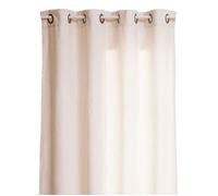 Atmosphera - Rideau à œillets Snowy - Bouclette unie - 140 x 260 cm - Ivoire