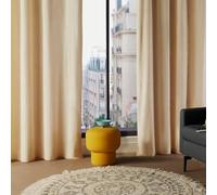 Atmosphera - Rideau à Oeillets Lilou - Ivoire 140x260 cm