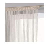 Rideau ""Lanka"" fil beige 90x200cm - Atmosphera createur d'interieur