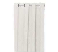 Atmosphera - Rideau effet bouclette isolant et occultant SOANA - 140 x 260 cm - Ivoire - Soana G