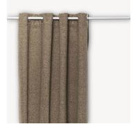 Atmosphera - Rideau effet bouclette isolant et occultant SOANA - 140 x 260 cm - Taupe - Soana Marron G